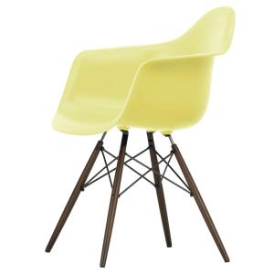 Vitra - Eames Plastic Armchair DAW RE, érable foncé / citro…