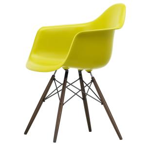Vitra - Eames Plastic Armchair DAW RE, érable foncé / mouta…