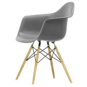 Vitra - Eames Plastic Armchair DAW RE, érable jaunâtre / gr…