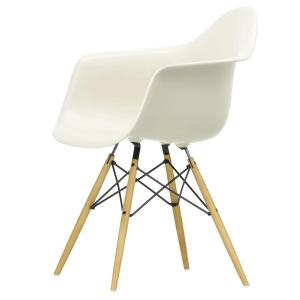 Vitra - Eames Plastic Armchair DAW RE, érable jaunâtre / ga…