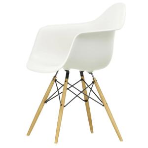 Vitra - Eames Plastic Armchair DAW, érable jaunâtre / blanc…