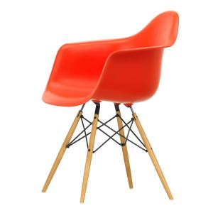 Vitra - Eames Plastic Armchair DAW RE, érable jaunâtre / po…
