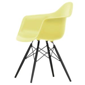 Vitra - Eames Plastic Armchair DAW RE, érable noir / citron…