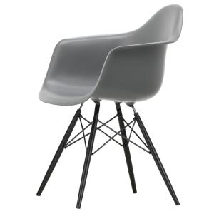 Vitra - Eames Plastic Armchair DAW RE, érable noir / gris g…