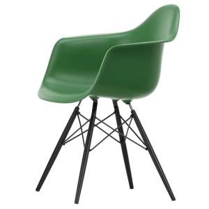 Vitra - Eames Plastic Armchair DAW RE, érable noir / émerau…