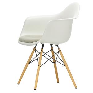 Vitra - Eames Plastic Armchair DAW avec coussin d'assise, f…