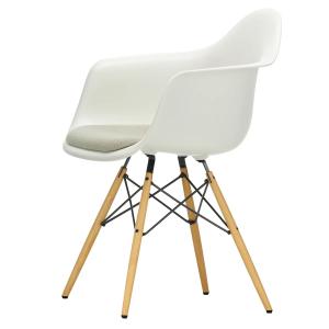 Vitra - Eames Plastic Armchair DAW avec assise rembourrée,…