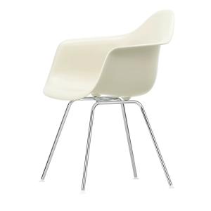 Vitra - Eames Plastic Armchair DAX RE, chromé / galet (pati…
