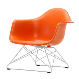 Vitra - Eames Plastic Armchair LAR, blanc / orange rouille…