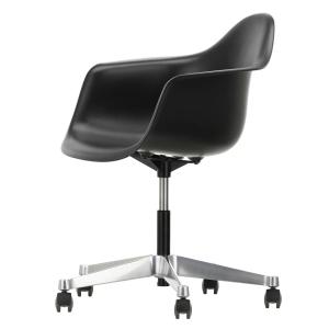Vitra - Eames Plastic Armchair PACC RE, poli / noir profond…