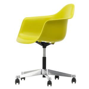 Vitra - Eames Plastic Armchair PACC RE, poli / moutarde, ro…