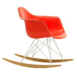 Vitra - Rocking Chair Eames plastic Armchair RAR, rouge coq…