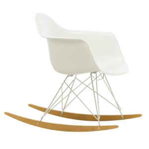 Vitra - Rocking Chair Eames plastic Armchair RAR, blanc
