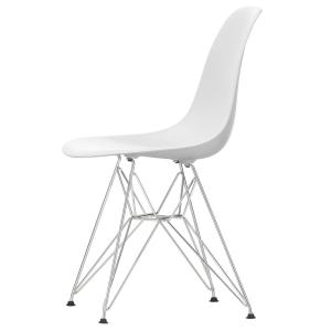 Vitra - Eames Plastic Side Chair DSR RE, chromé / blanc cot…
