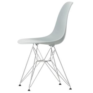 Vitra - Eames Plastic Side Chair DSR RE, chromé / gris clai…