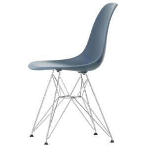Vitra - Eames Plastic Side Chair DSR RE, chromé / bleu mer…