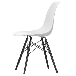 Vitra - Eames Plastic Side Chair DSW RE, érable noir / blan…