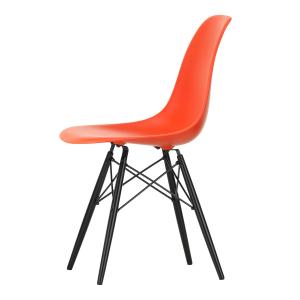Vitra - Eames Plastic Side Chair DSW RE, érable noir / popp…