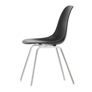 Vitra - Eames Plastic Side Chair DSX RE, chromé / noir prof…