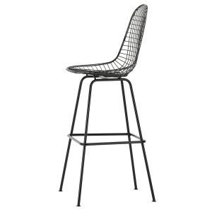 Vitra - Eames Wire Chaise de bar, haute, basic dark