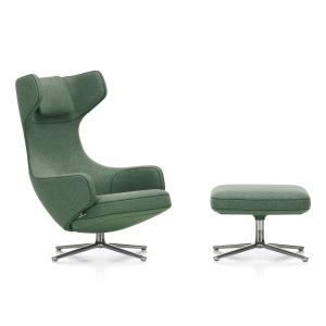 Vitra - Grand Repos Fauteuil et Ottoman, Cosy 2 vert écaill…