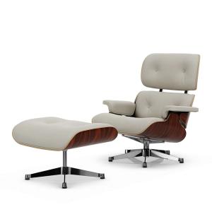 Vitra - Lounge Chair & Ottoman, poli, palissandre de Santos…