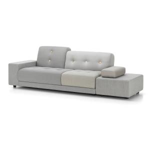 Vitra - Polder Canapé, accoudoir à gauche / gris (Mix The P…