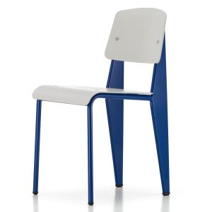 Vitra - Prouvé Standard SP Chair , Bleu Marcoule (lisse) /…