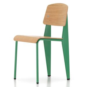 Vitra - Chaise Prouvé Standard, chêne naturel / Blé Vert (p…
