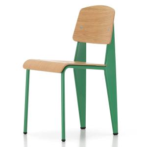 Vitra - Chaise Prouvé Standard, chêne naturel / Blé Vert (p…