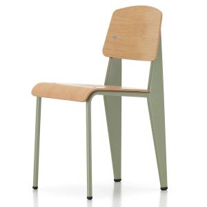 Vitra - Chaise Prouvé Standard, chêne naturel / Gris Vermee…