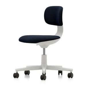 Vitra - Rookie Chaise de bureau, soft grey / Volo bleu nuit…