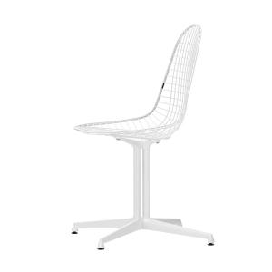 Vitra - Wire Chair DKL, blanc, patins en feutre (basic dark)