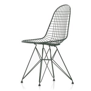 Vitra - Wire Chair DKR (H 43 cm), vert foncé / sans revêtem…