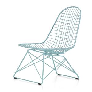 Vitra - Wire Chair LKR, bleu ciel (patins en plastique basi…