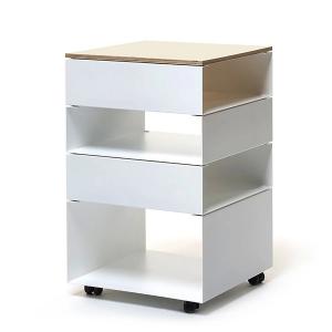 vonbox - Caisson à roulettes Rolf, blanc (RAL 9016)
