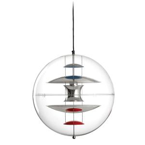 Verpan - VP Globe Lampe suspendue Ø 40 cm, aluminium / tran…