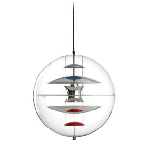 Verpan - VP Globe Lampe suspendue Ø 40 cm, aluminium / tran…