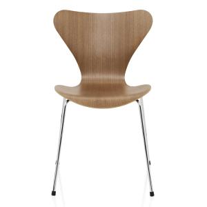 Fritz Hansen - Serie 7 Chaise, chrome / noyer naturel