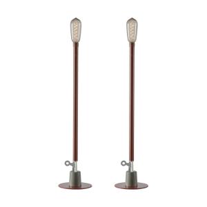 Weltevree - Sticklight Lampe LED d'extérieur, rouge oxyde (…