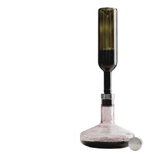 Audo - Wine Breather Deluxe , acier inoxydable