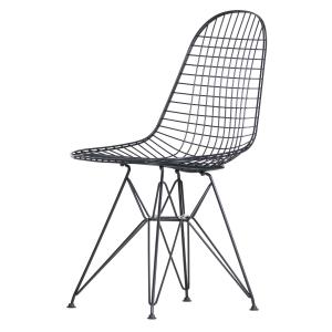 Vitra - Wire Chair DKR (H 43 cm), basic dark / sans revêtem…