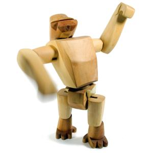 Areaware - Wooden Creatures - Hanno le gorille, large