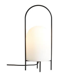 Woud - Lampe de table fantôme, ø 15 x h 38 cm, noir / blanc…