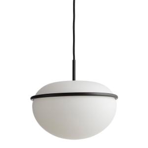 Woud - Pump Lampe suspendue, Ø 26 cm, noir / blanc