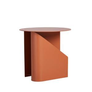 Woud - Sentrum Table d'appoint, Ø 40 x H 36 cm, orange brûl…