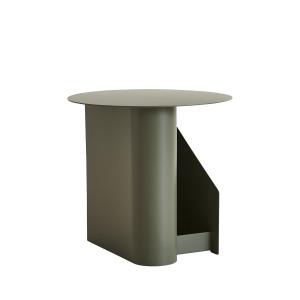 Woud - Sentrum Table d'appoint, Ø 40 x H 36 cm, vert poussi…