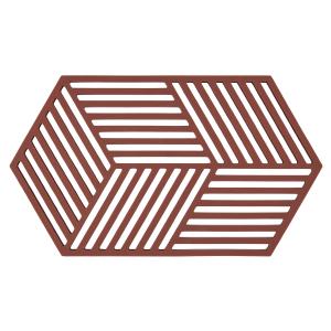 Zone Denmark - Hexagon Dessous de verre large, bourgogne
