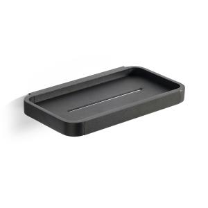 Zone Denmark - Rim Tablette de douche, 11 x 22 cm, noir