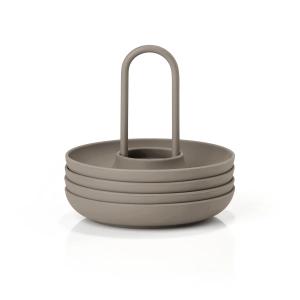Zone Denmark - Singles Coquetiers avec support, taupe (set…